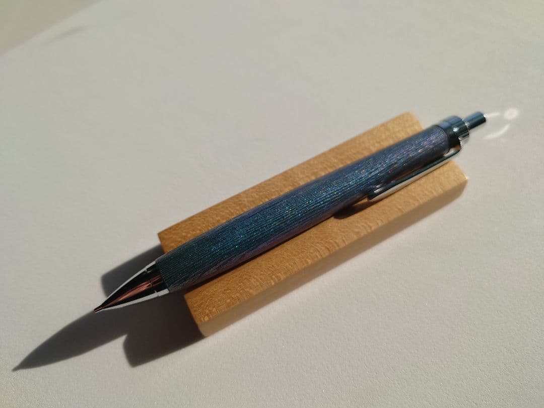 杉　シャープペンシル　浮造り　新うるし　変わり漆　拭き漆