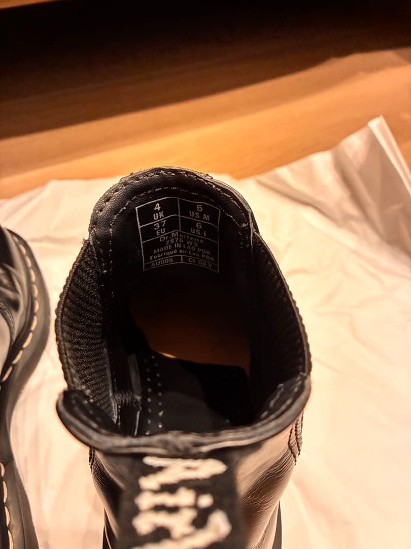 ドクターマーチンチェルシーブーツ　23cm ホワイトステッチ