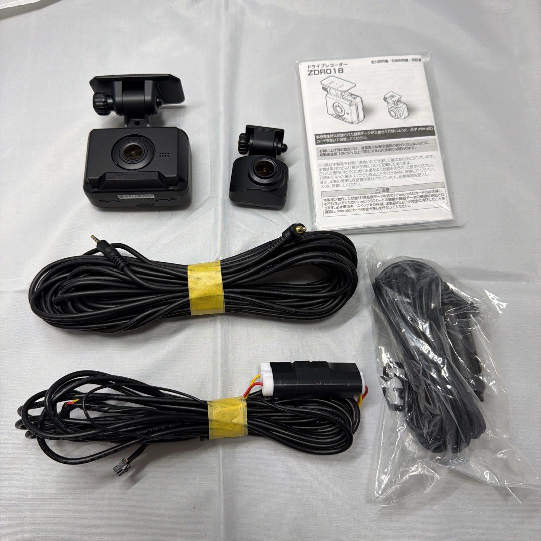 コムテック ドライブレコーダー ZDR018 中古品