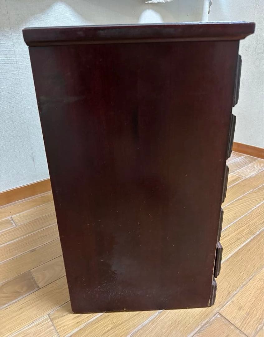 昭和レトロ　チェスト 5段引き出し 民芸風家具 アンティーク　古民家インテリア