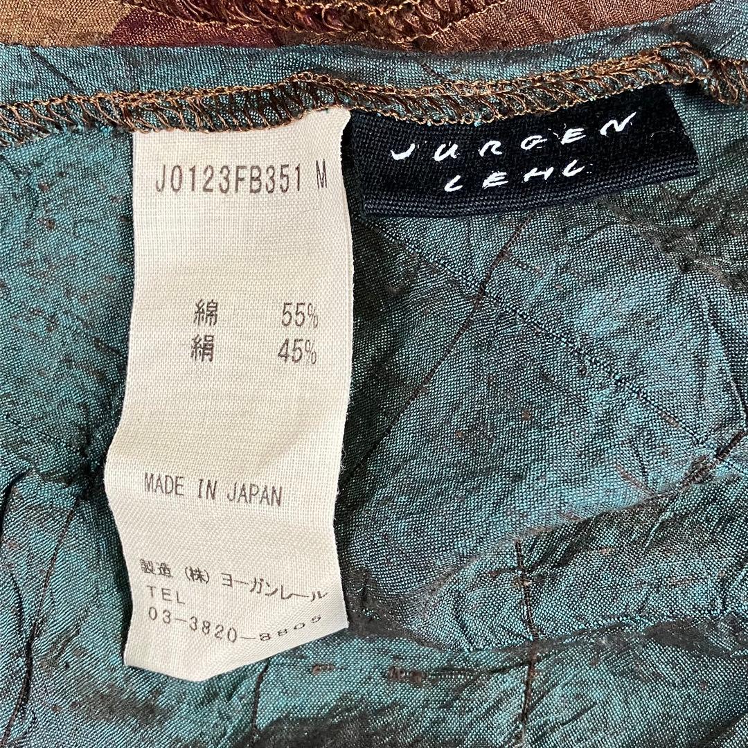 Jurgen Lehl ヨーガンレール シルクコットンオフタートルブラウス