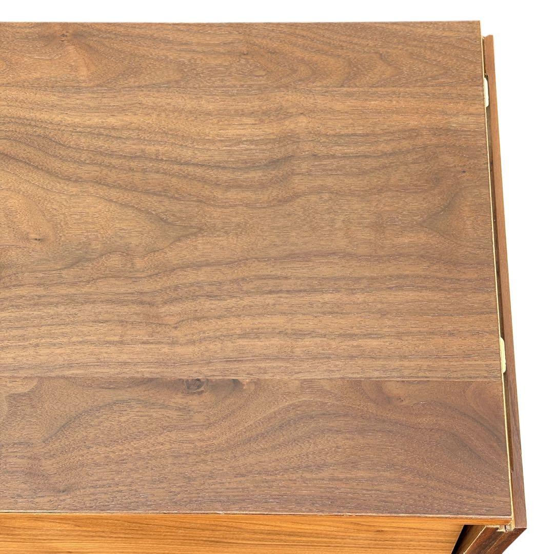 廃盤 希少 無印良品 ユニットシェルフ用 ボックス フラップ扉 ウォールナット