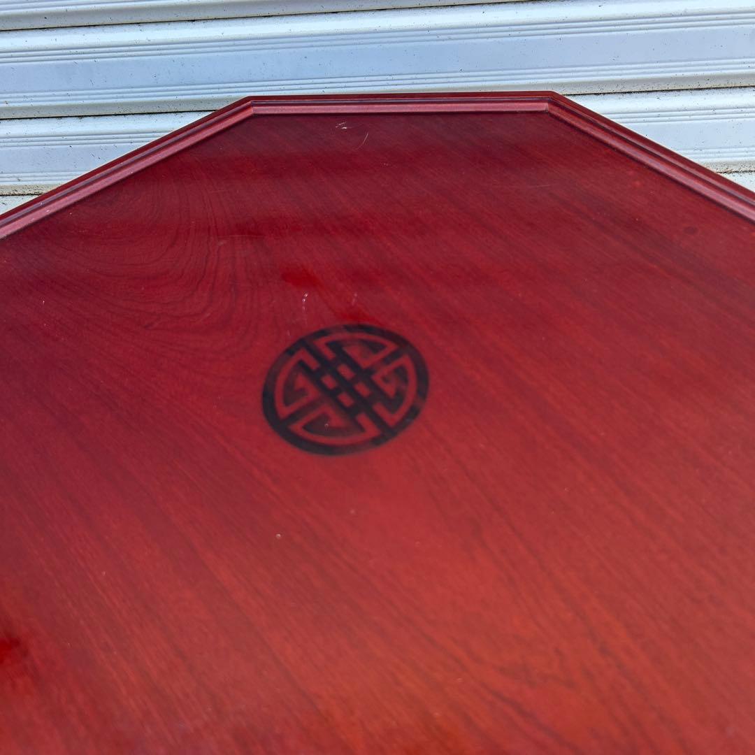 八角形の木製座卓　韓国ちゃぶ台