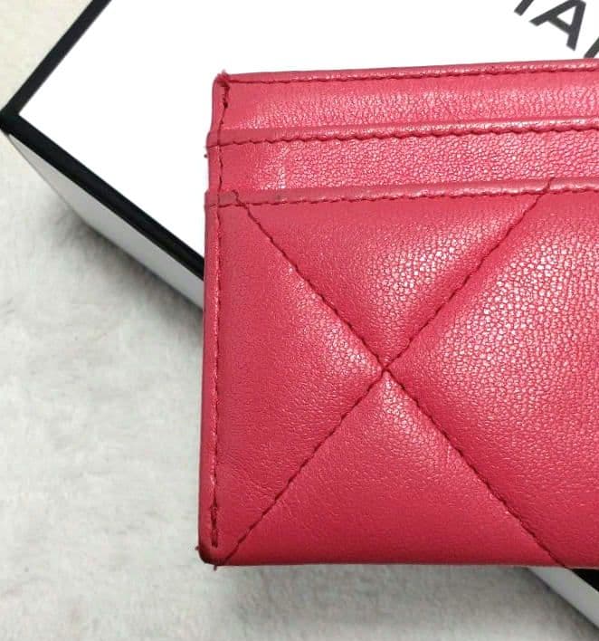 【入手困難】CHANEL マトラッセ ココマーク カードケース 19 ラムスキン