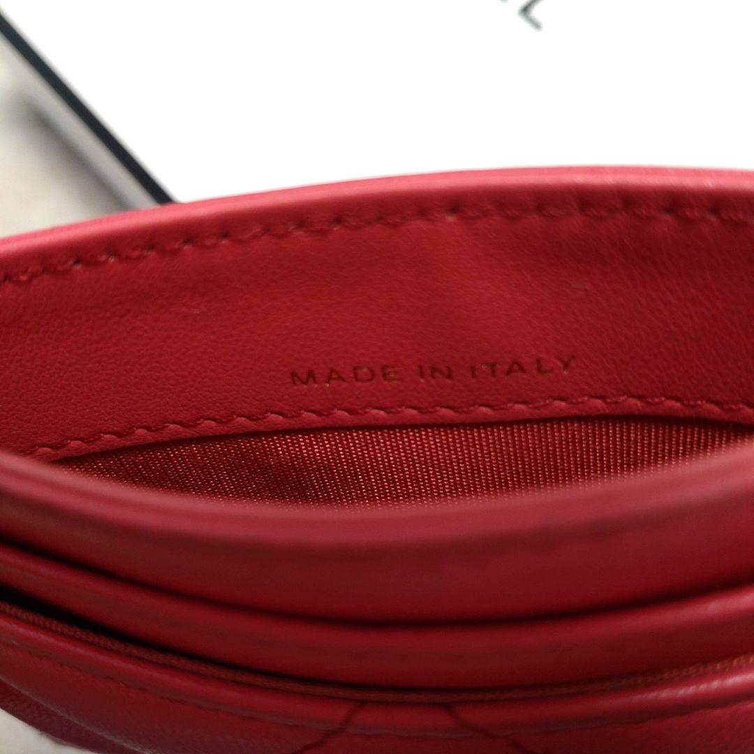 【入手困難】CHANEL マトラッセ ココマーク カードケース 19 ラムスキン
