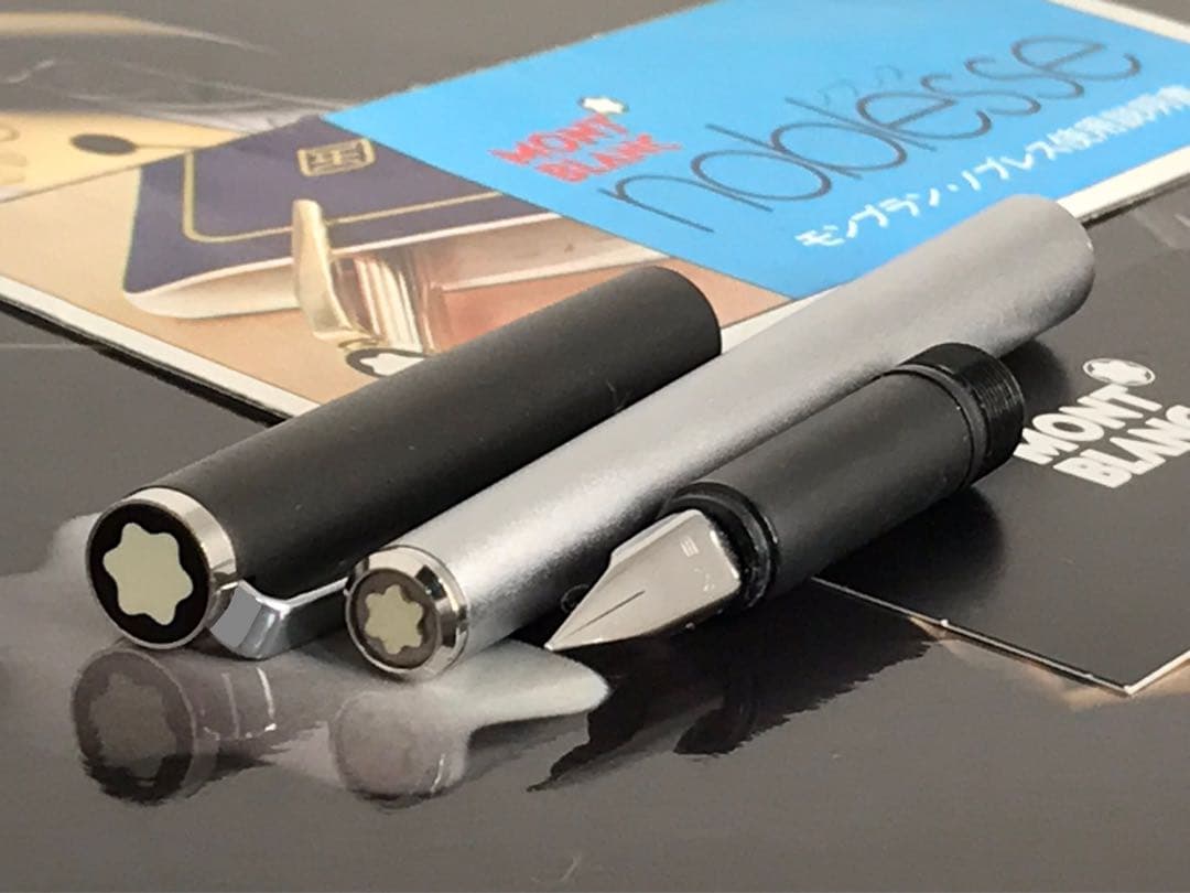 ⭐️非常に稀少なモデルNo1120ブラック&グラファイトメタリック仕上⭐️モンブラン