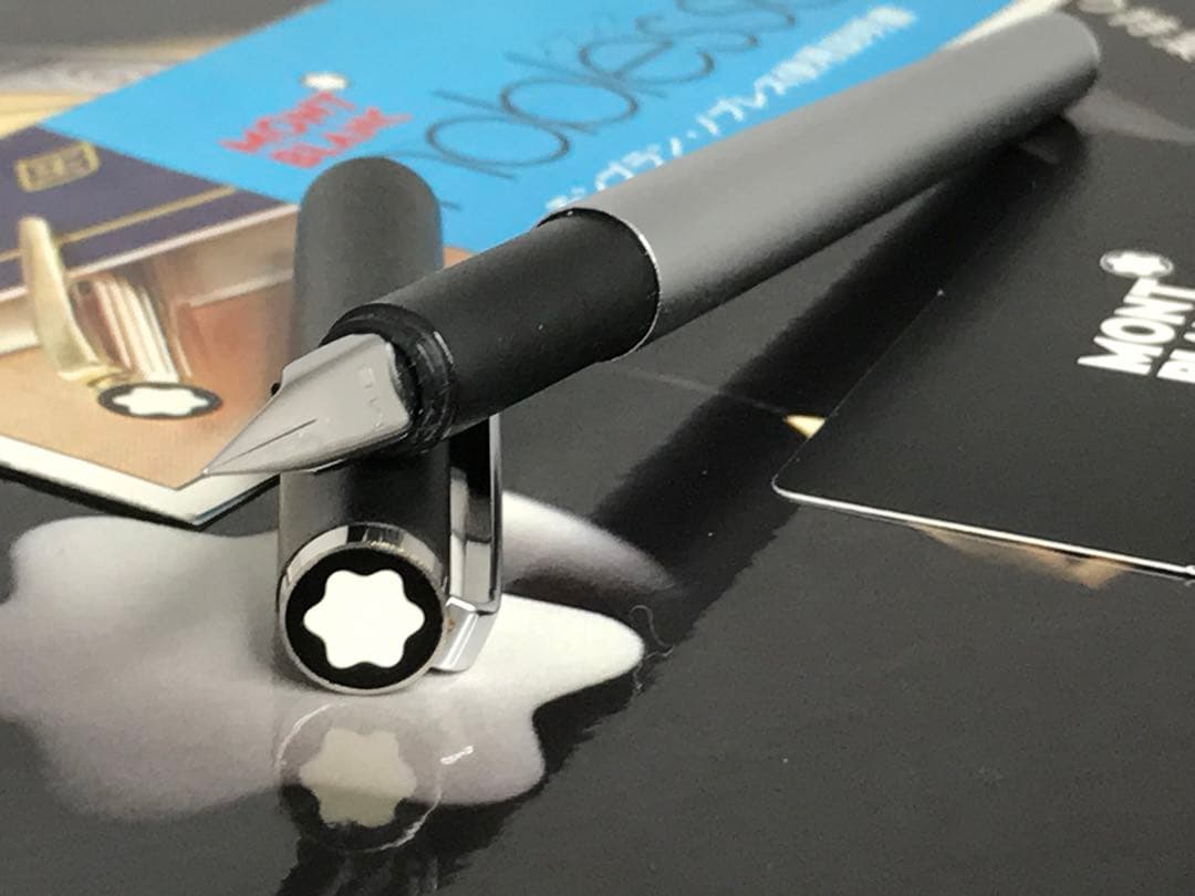 ⭐️非常に稀少なモデルNo1120ブラック&グラファイトメタリック仕上⭐️モンブラン