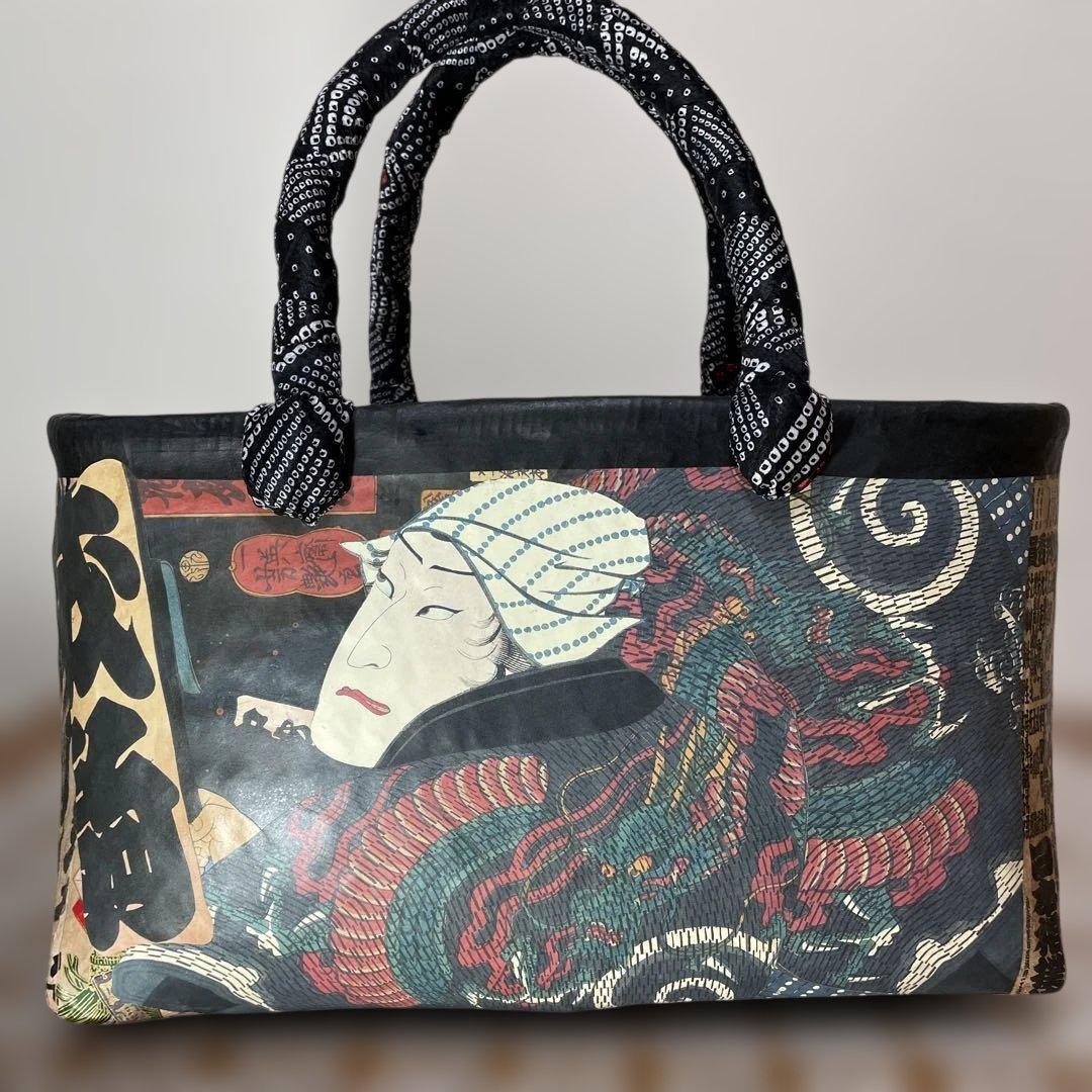 一閑張りバッグ11三社祭