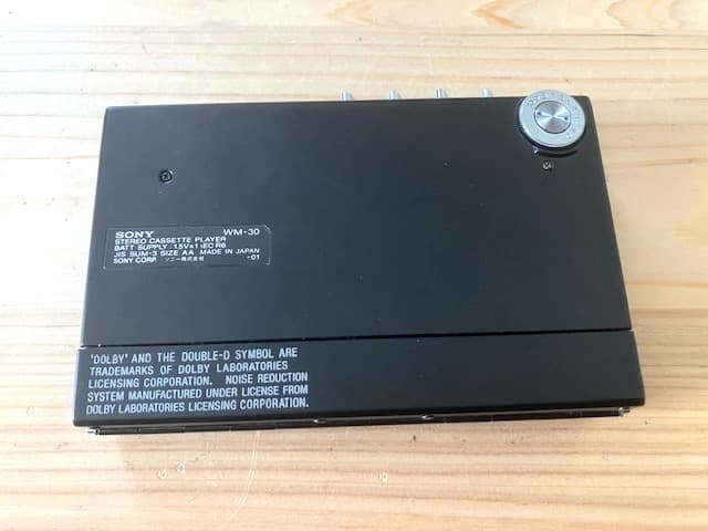 超美品 高音質 整備済完全動作品 ソニー WM-30 ブラック