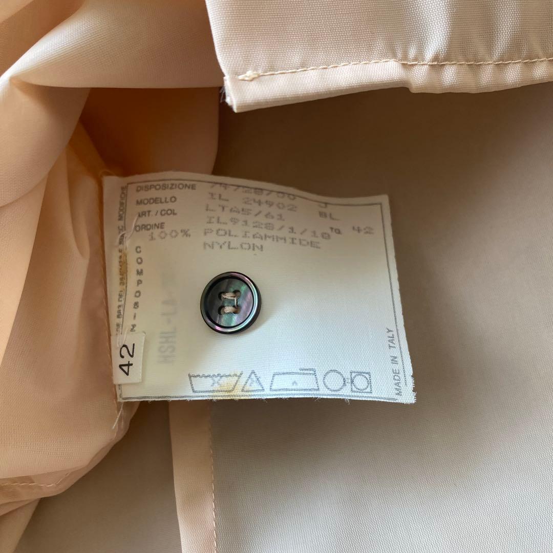 helmut lang 初期　ナイロンシャツ　ピンクベージュ