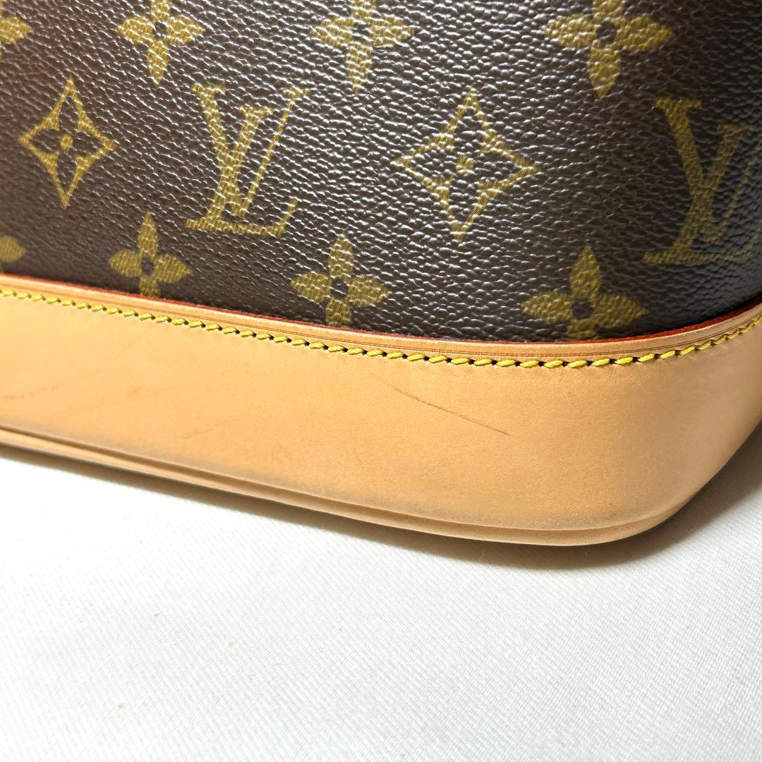 超美品 正規品 ルイヴィトン モノグラム アルマ ハンドバッグ カデナ 保存袋