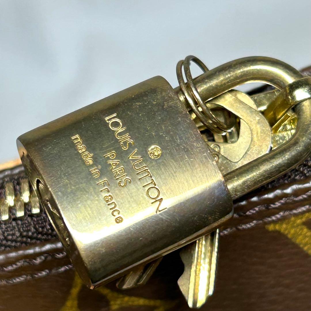 超美品 正規品 ルイヴィトン モノグラム アルマ ハンドバッグ カデナ 保存袋