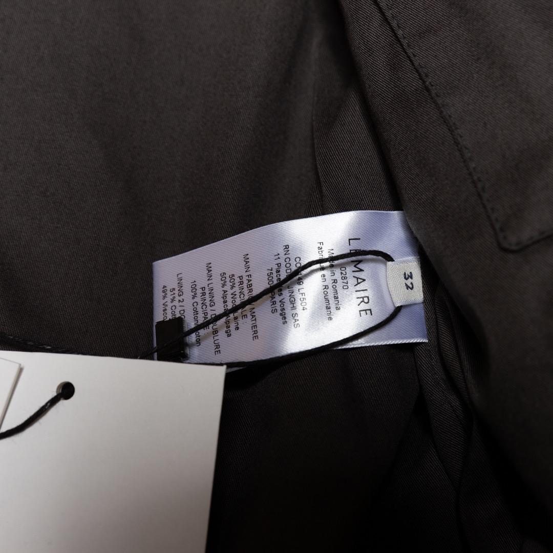 ジャケット・アウター LEMAIRE SHORT ASYMMETRICAL BATHROBE COAT