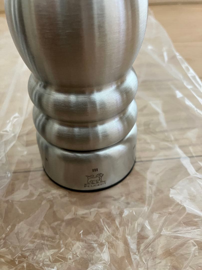 【新品未使用】プジョー　ソルト&ペッパーミル シルバー 2個セット