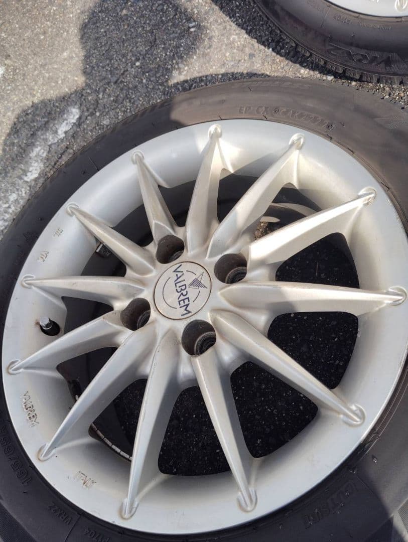 ②VALBREM 14インチ スタッドレス４本セット(２本価格)①②セット品