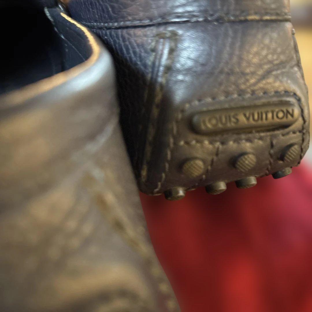 Louis Vuitton 濃紺 ローファー