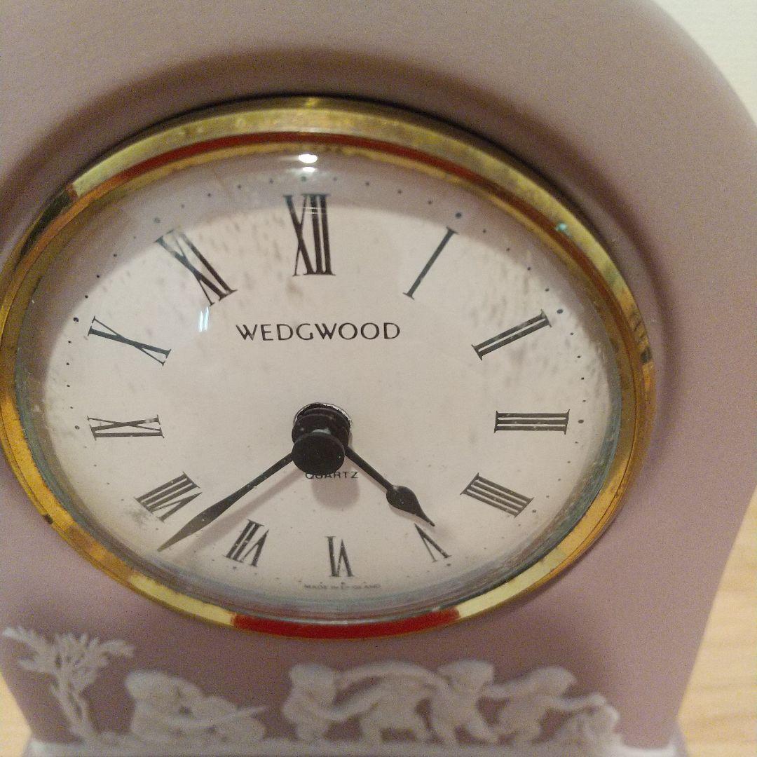 C*y様 ウェッジウッド ライラック 希少色 グリシャンクロック ジャスパー 置