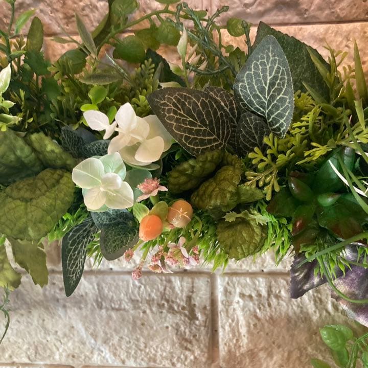 光触媒　人工観葉植物　ウォールグリーン　フェイク　フラワー40530