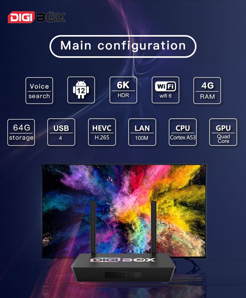 最も人気のあるテレビボックス DIGIBOX D3 PLUSライブテレビボックス