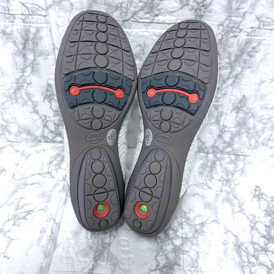 試着のみ極美品asics WALKING pedala フラットシューズ リボン