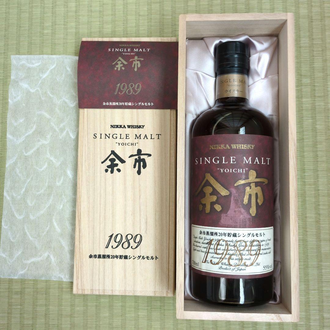 ニッカウヰスキー　シングルモルト余市 1989年 700ml