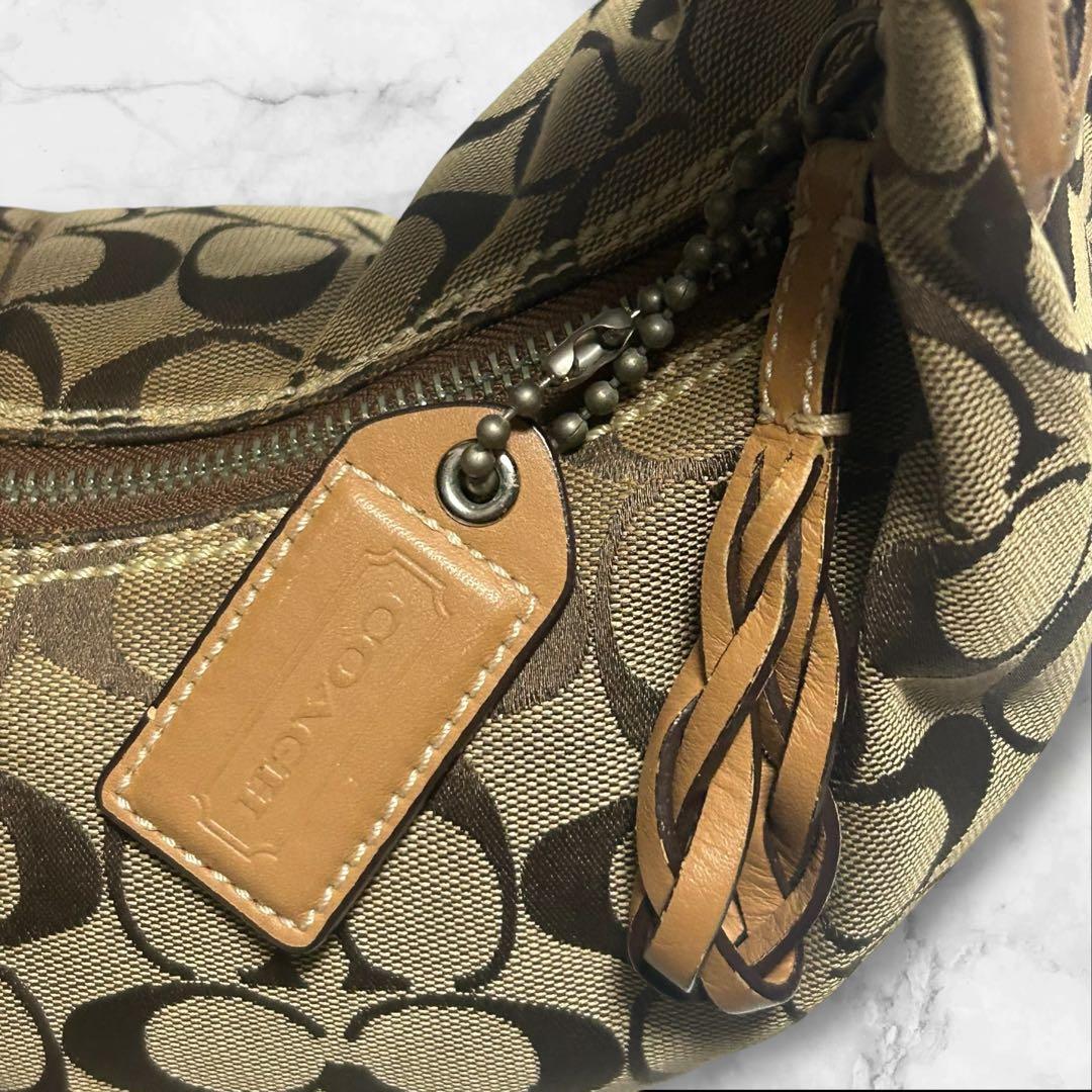 COACH ホーボー 三日月 ワンショルダー ショルダーバッグ ハーフムーン