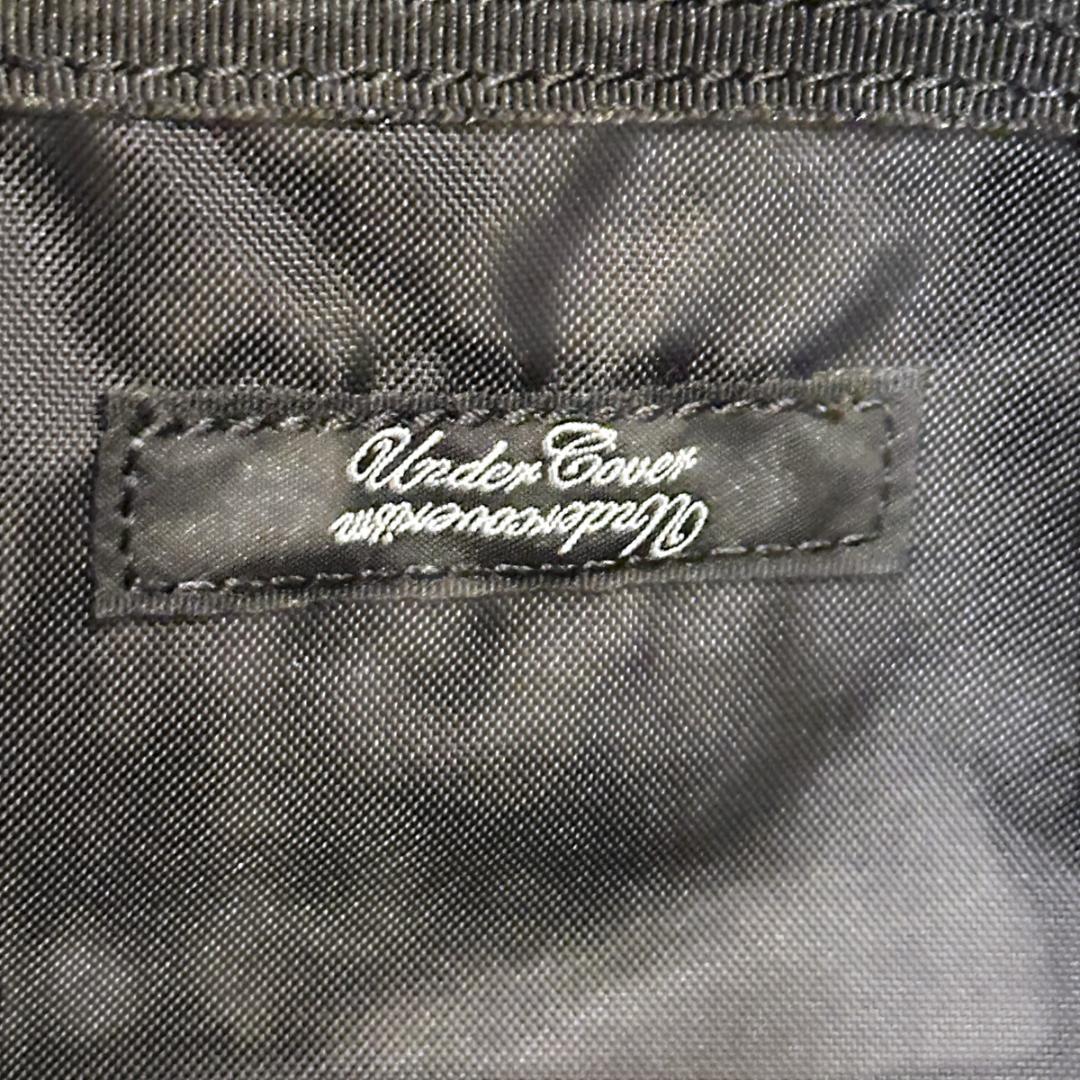UNDERCOVER　トートバッグ／ショルダー紐付　黒　HR0979