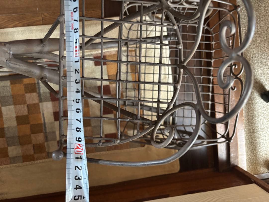 アイアン三輪車　プランタースタンド　アンティーク　オブジェ　ガーデン　カフェ