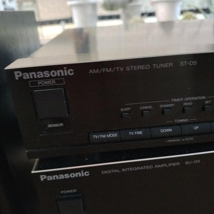 レア パナソニック CD、ラジオ、アンプ、カセットデッキ