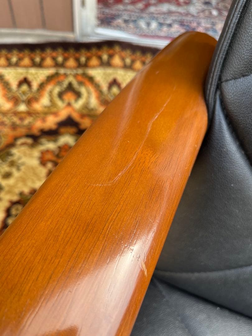 カリモク 60Kチェア シングルソファ アームインテリア 昭和レトロ ビンテージ