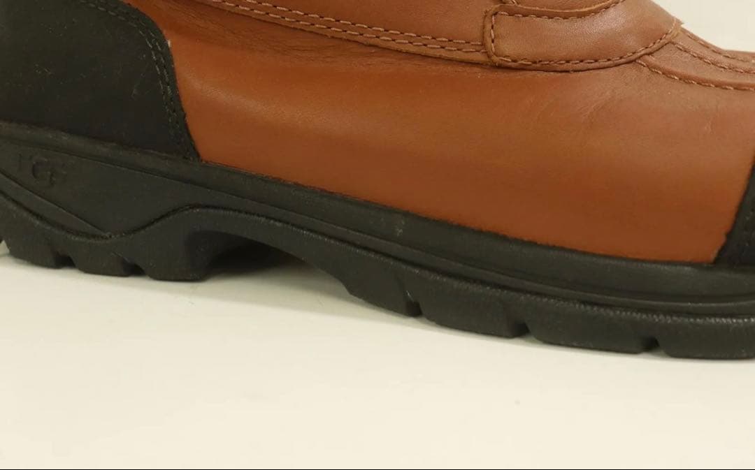 UGG スノーブーツ 29 UGG BUTTE BOOTS ブラウン×ブラック