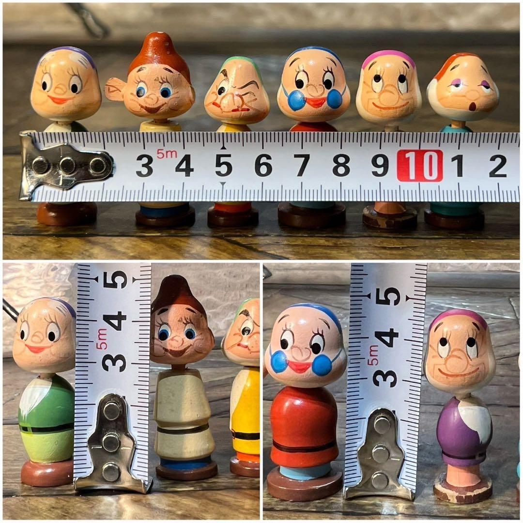 激レア 希少 ディズニー こけし セット 昭和レトロ 木製 人形 インテリア