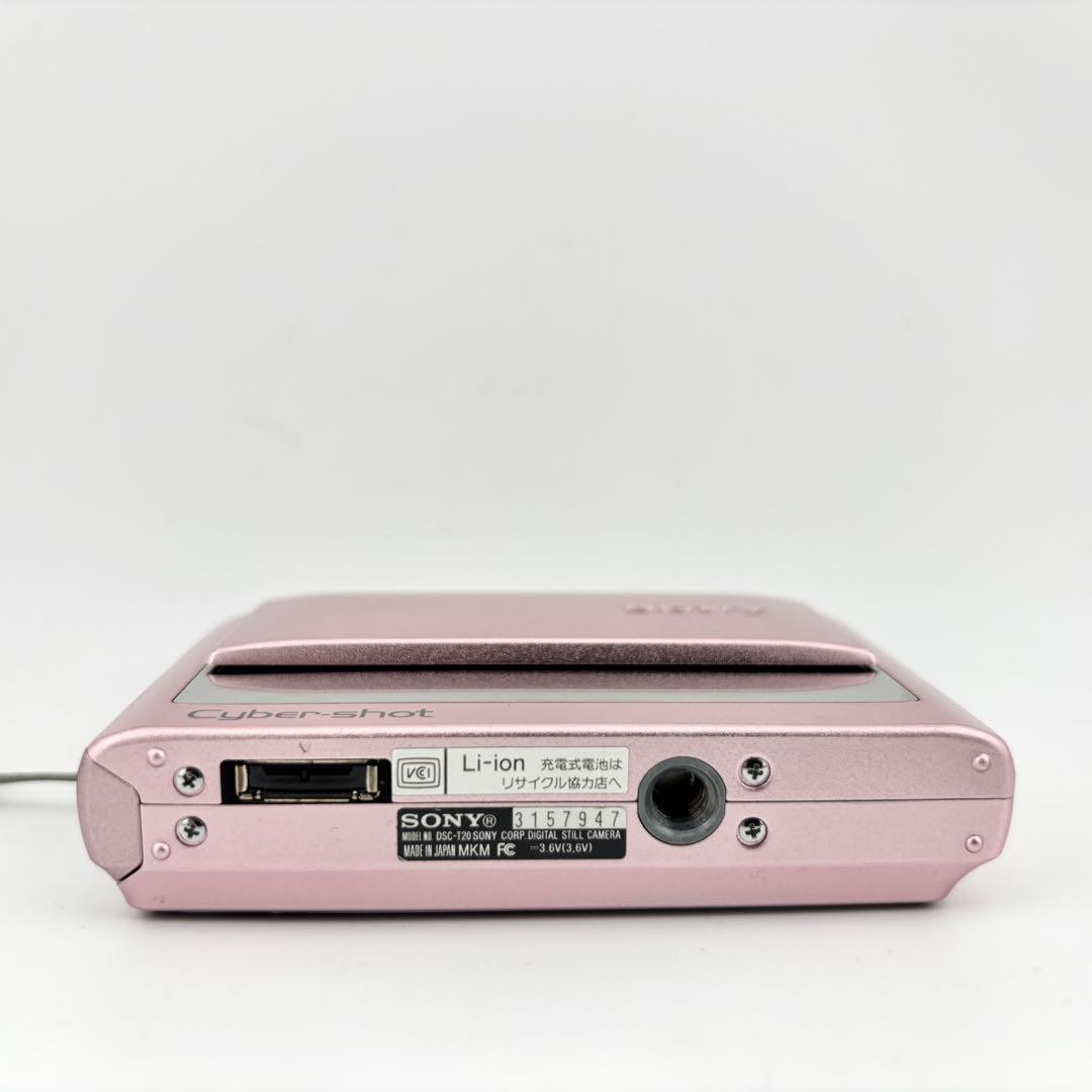 【完動品】希少ピンク　SONY DSC-T20 動作保証　ソニー