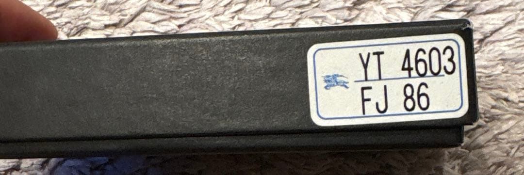 BURBERRY ブラックレザー 名刺入れ 新品未使用