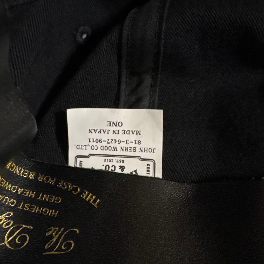 hwdog ヨウジヤマモトコラボブラック刺繍Wロゴベースボールキャップ