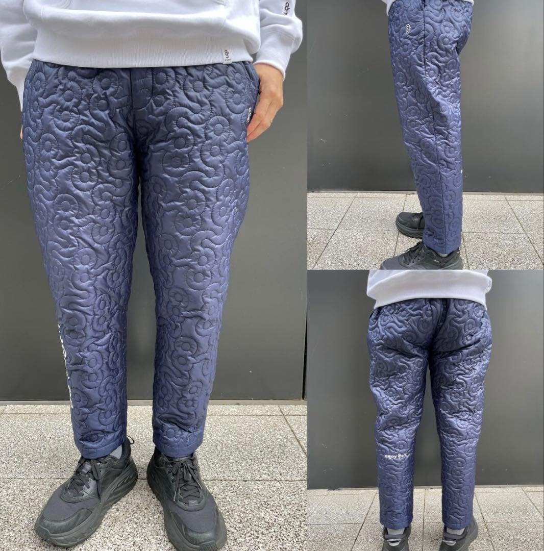 8gshoot golf. ネイビー キルティングジャケット