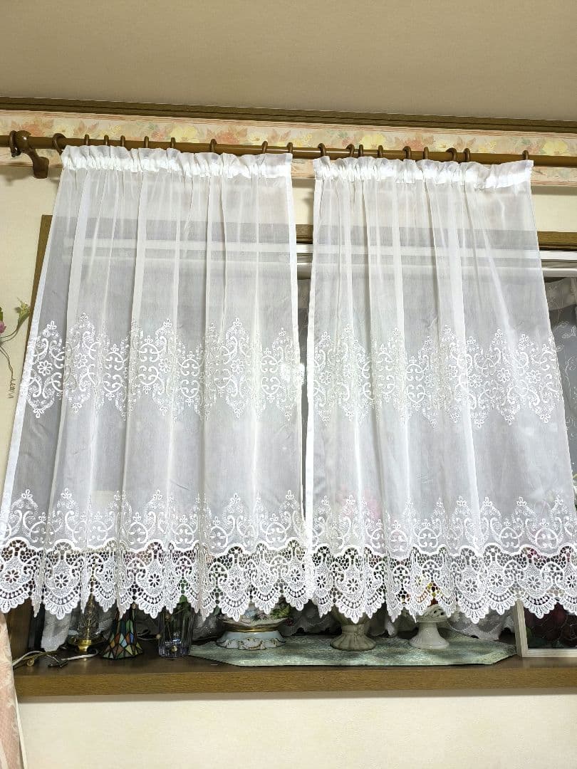 トルコレース【Hiko様オーダー品　マクラメレース　ギャザーフリル】ハンドメイド