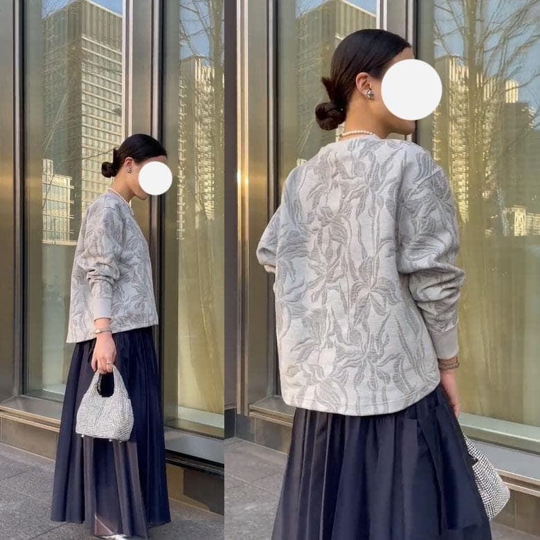 美品 ユナイテッドアローズ TOKYO 1,8万円 フラワー柄 スウェット E