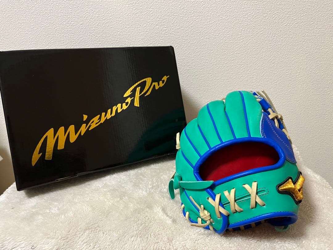 ❹【カスタムカラー】ミズノプロ　オーダー　軟式　内野手用　野球　グローブ