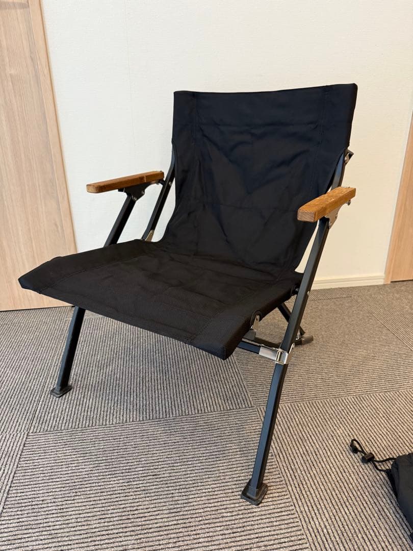 スノーピーク雪峰祭2022春限定 ローチェアショートブラック / FES-193