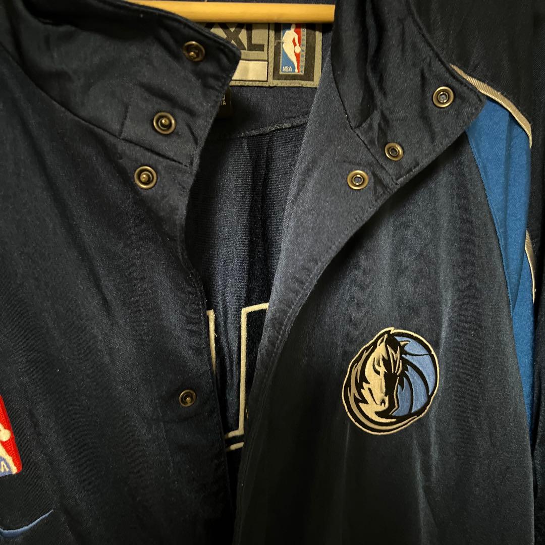 NIKE NBA マーベリックス　ウォームアップジャケット　XXL 刺繍　光沢