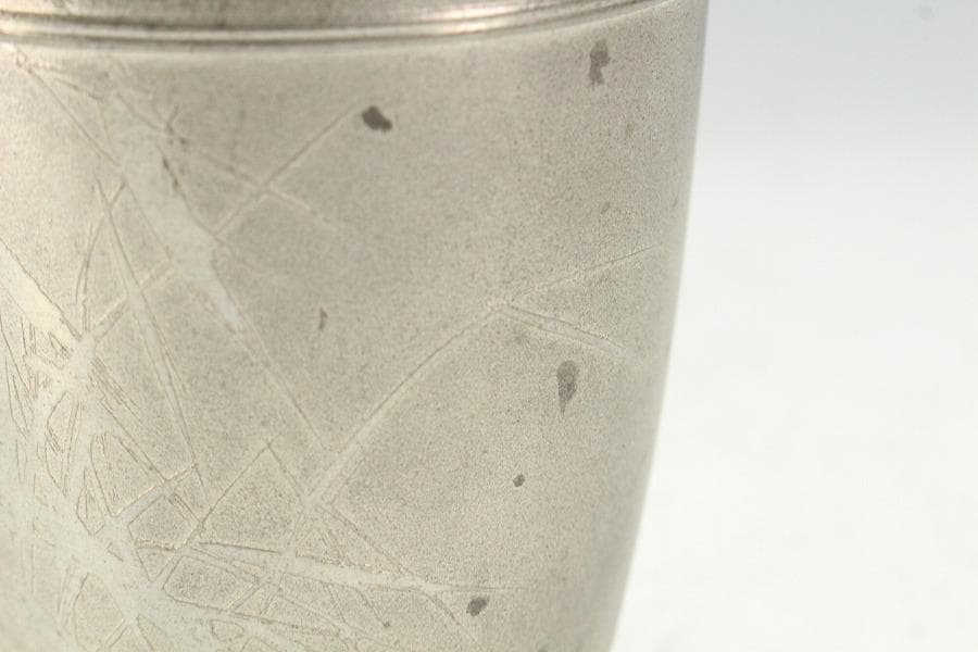 茶道具 古錫 煎茶 茶入 茶壷 四件 まとめて(K-YC470)