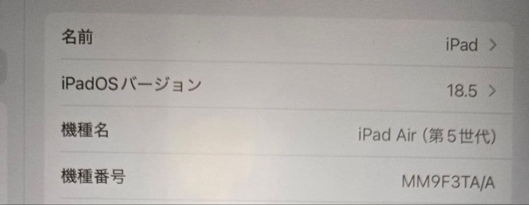 iPad Air　第5世代　純正ペン付き　シルバー