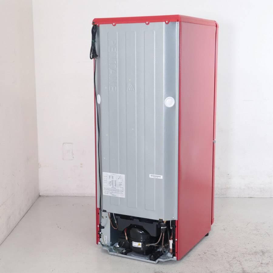 DAEWOO 150L 2ドア 冷蔵庫 DR-C15AR レトロ風 レッド 右開