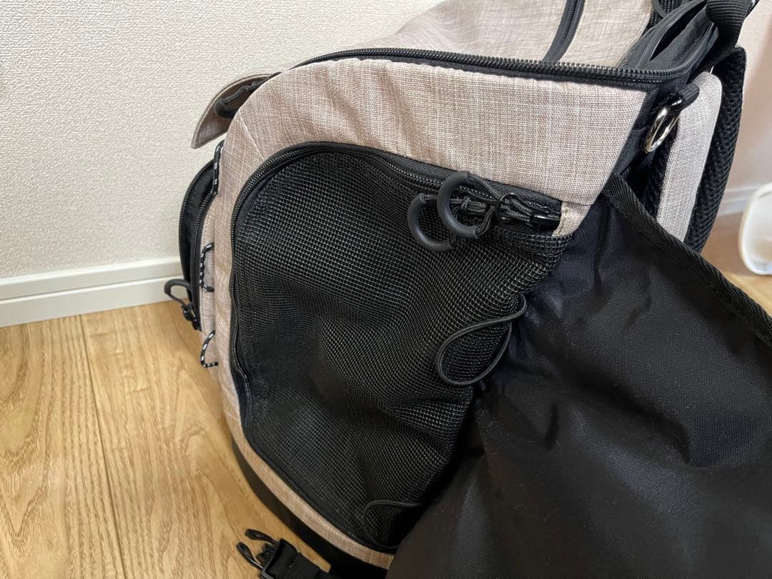 値下！AIRBUGGY 3WAY バックパックキャリア　クールベージュ説明書付き