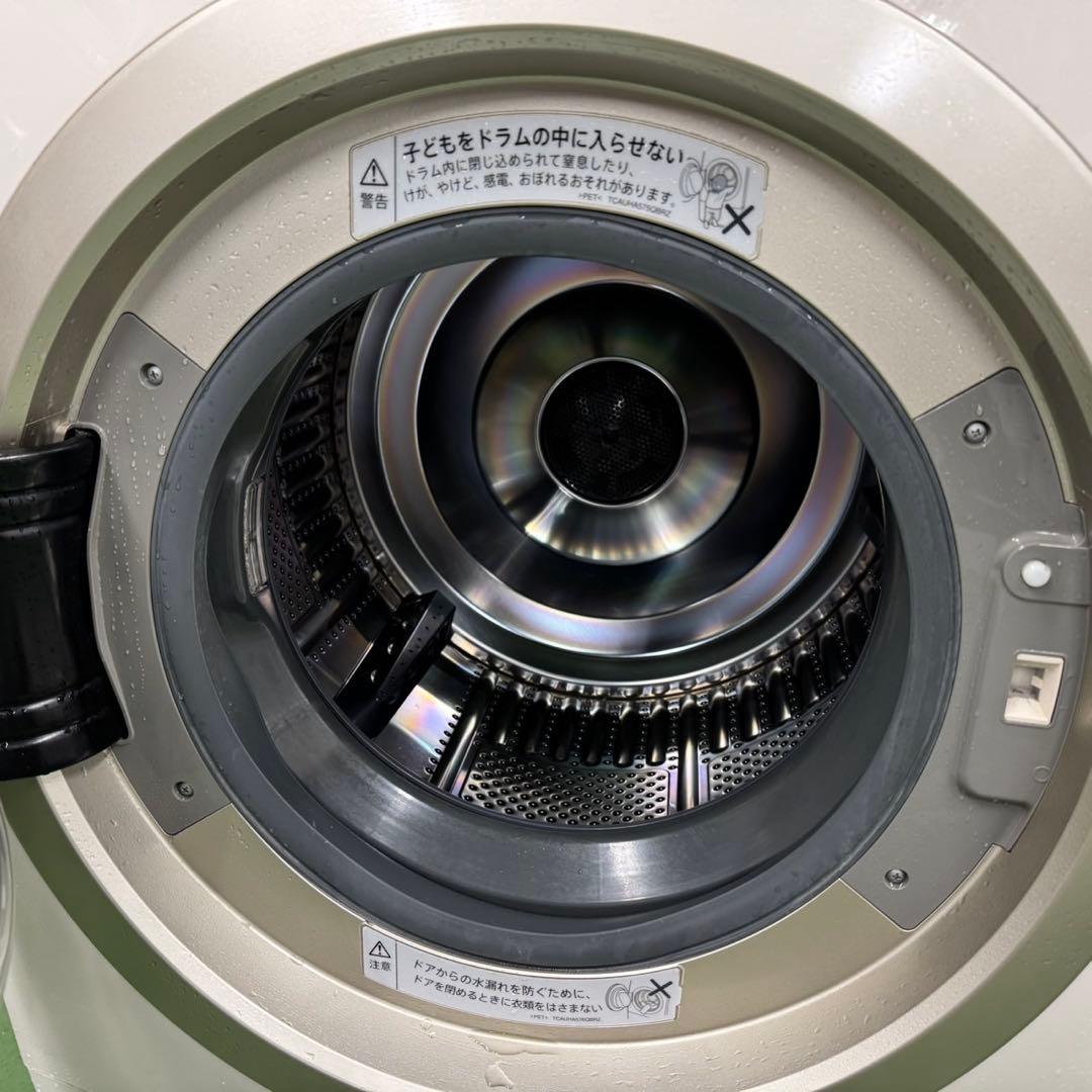 180 SHARPドラム式洗濯機　乾燥付　10/6キロ　小型　一人暮らし　左開き