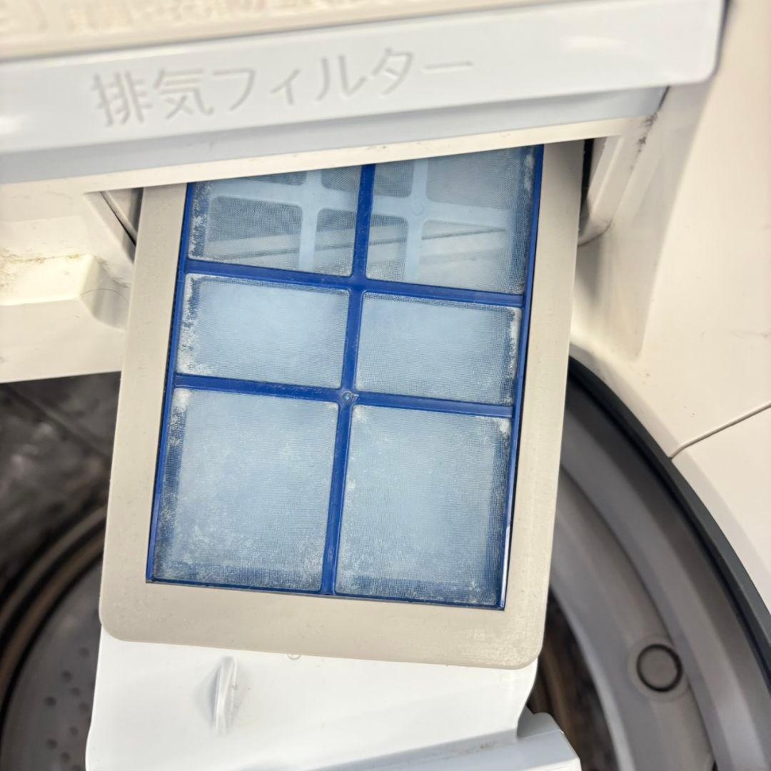 488 SHARP 乾燥付洗濯機 8/4.5キロ 小型　家庭用 ガラストップ