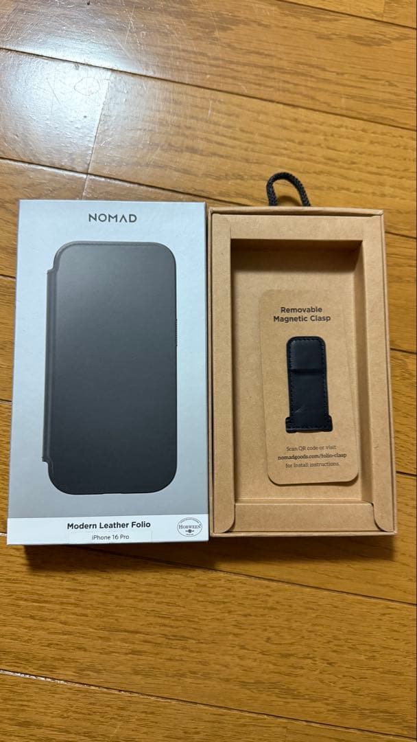 NOMAD iPhone16pro 手帳型ケース