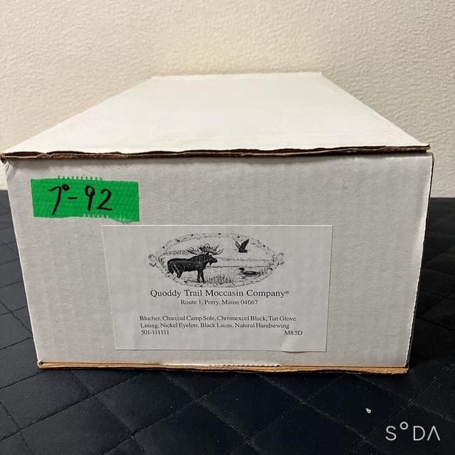 【未使用】Quoddy Trail Moccasin デッキシューズ（プー92）