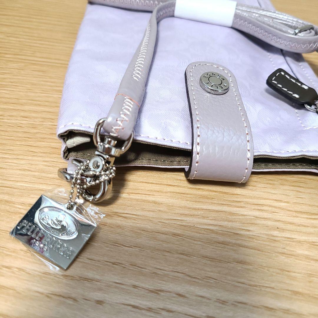 【pelle borsa】ペレボルサ　保存袋付き★ スマホ　財布　ミニショルダー